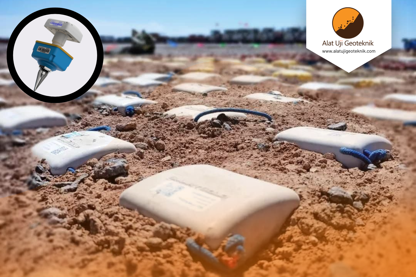 Alat Survey Geophone Wireless