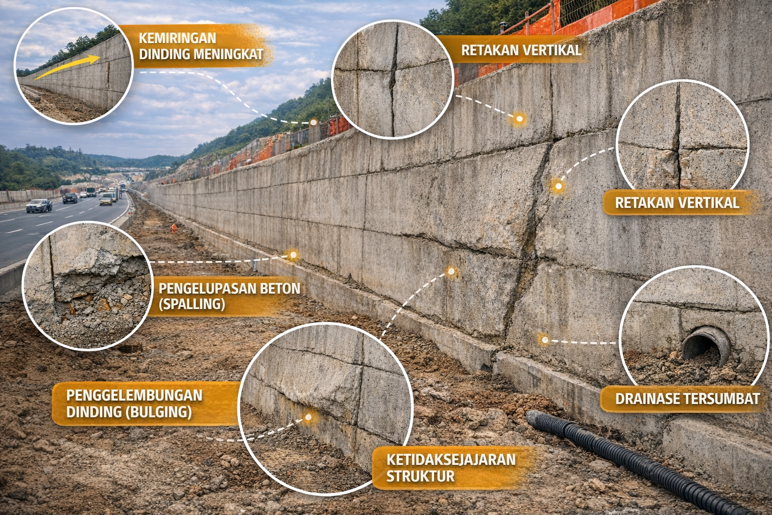 Monitoring Retaining Wall