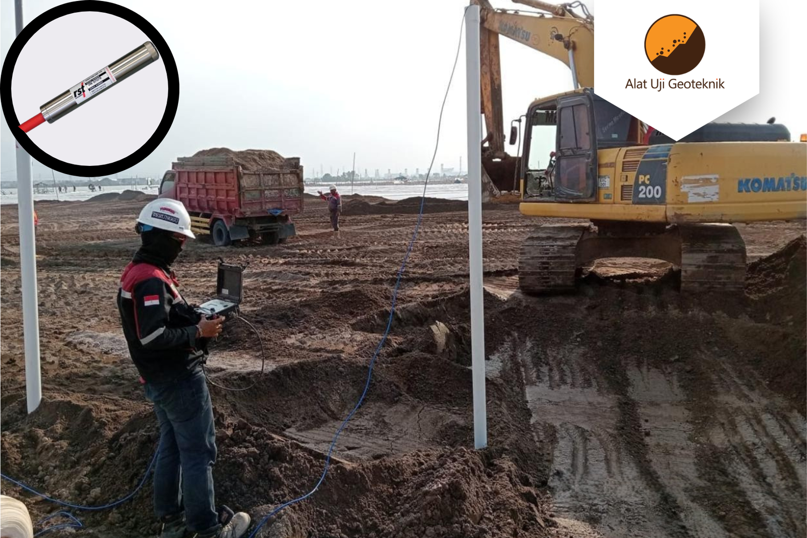 Instalasi Vibrating Wire Piezometer