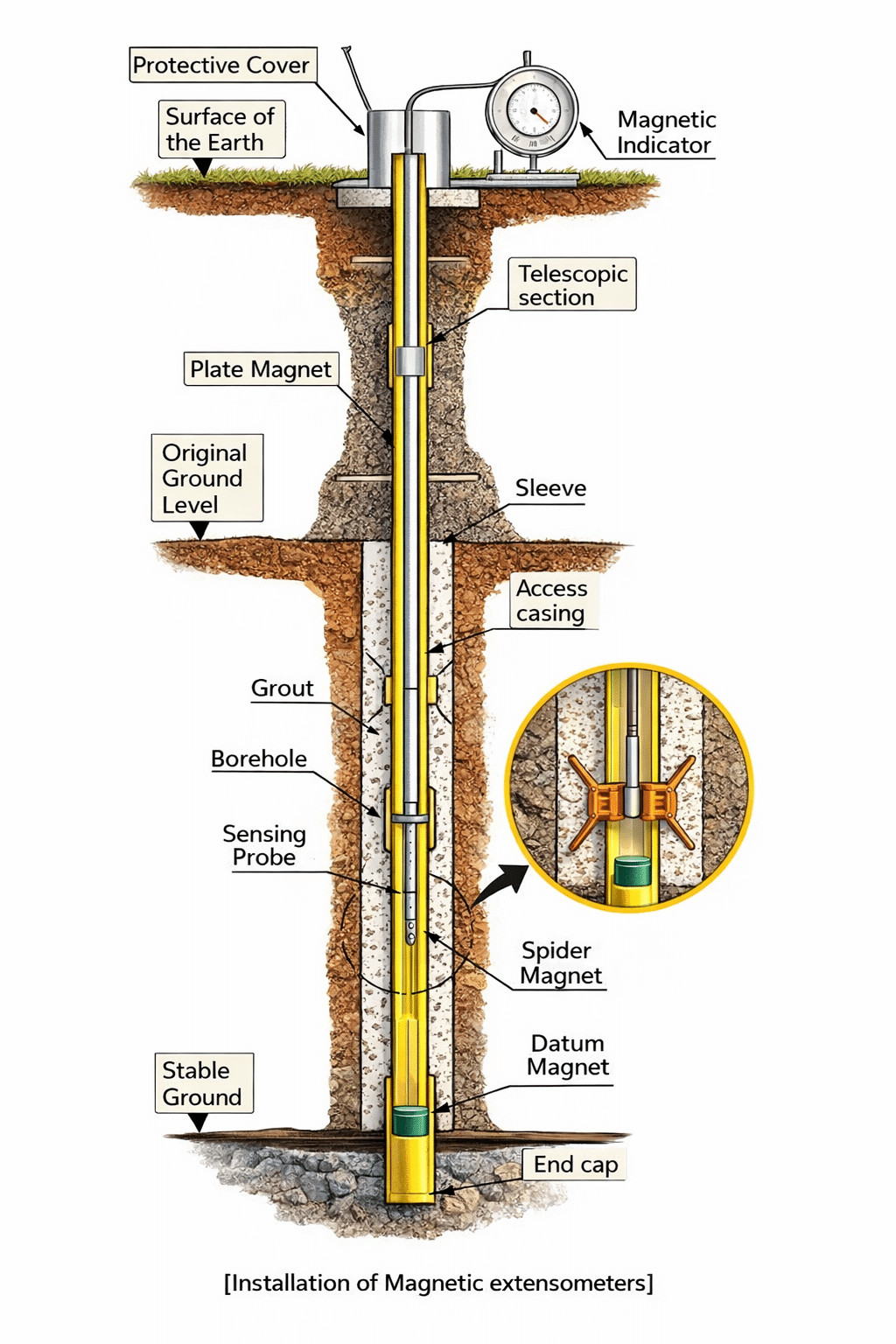 Extensometer untuk Monitoring Longsor Jalur Kereta api